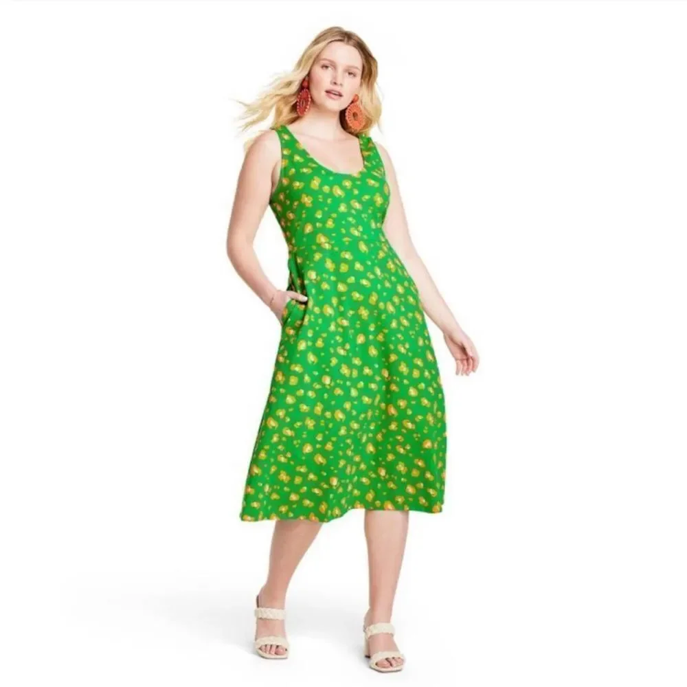 TABITHA BROWN X TARGET Leopard Midi Dress